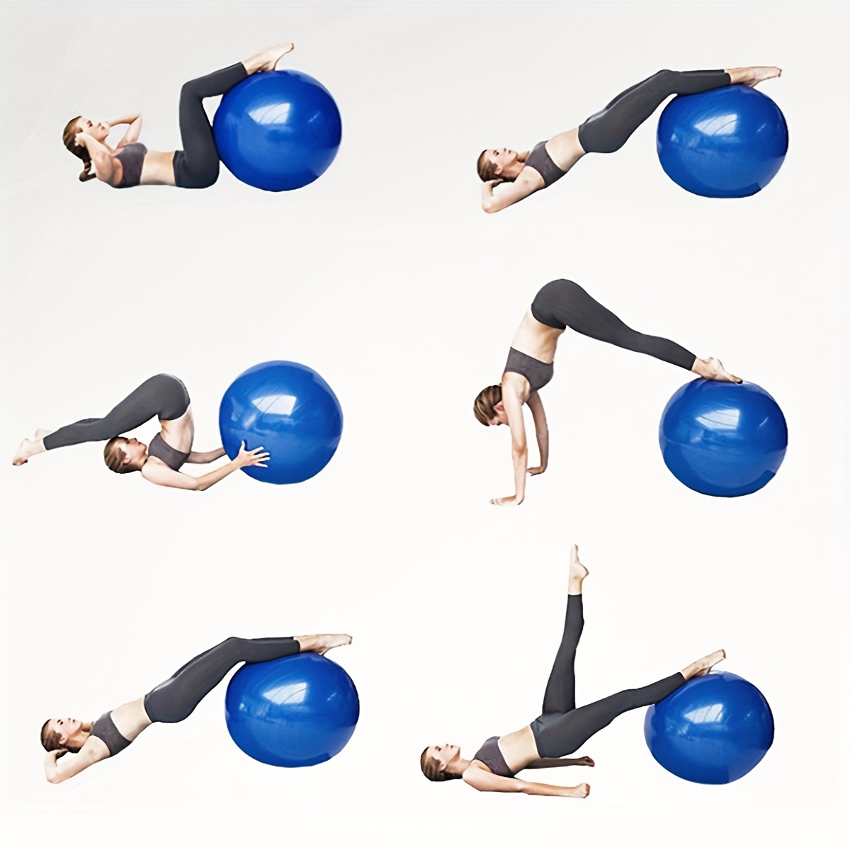 25cm Yoga Ball Thickening Gymnastics Fitness Ball Pilates