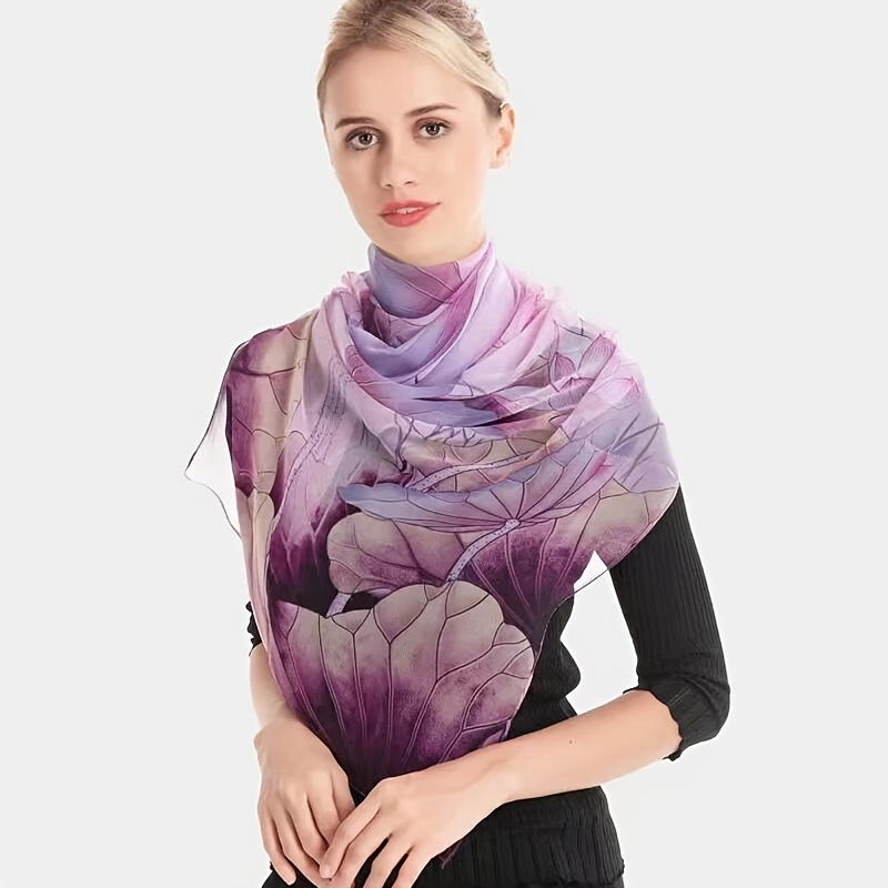 Wesiti 12 Pcs Women Chiffon Silk Scarf Shawl Wrap Soft Lightweight Solid  Color Chiffon Hijab Scarf Long Fashion Scarves
