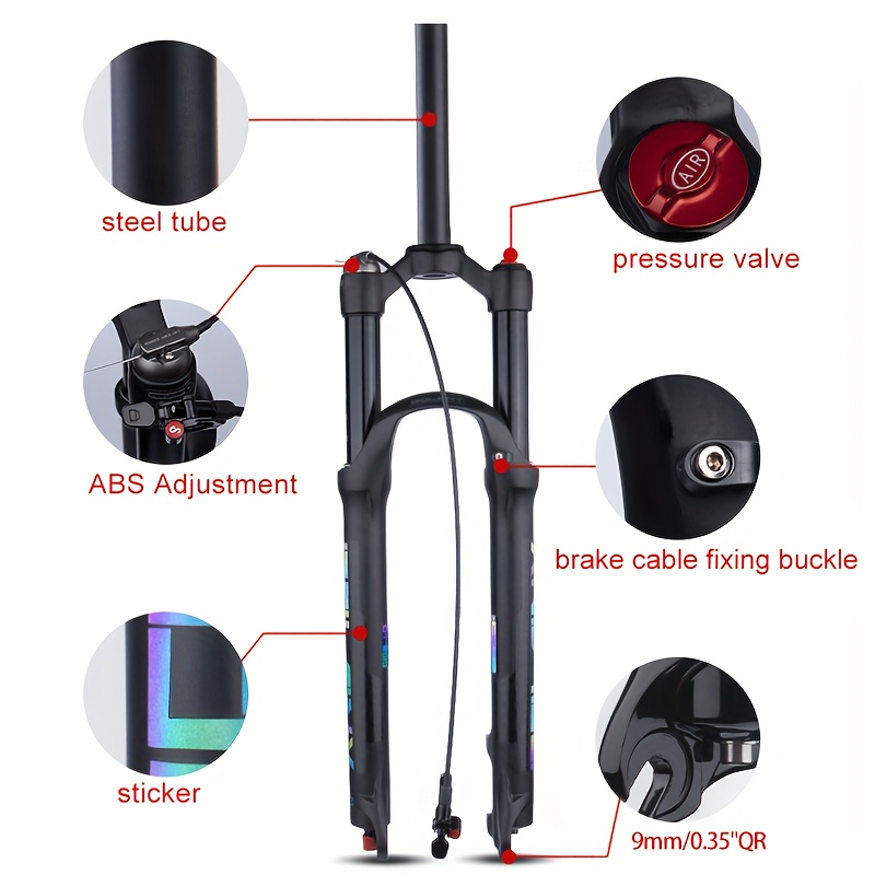 Bolany Bike Fork Suspensi n Delantera Aire Mtb Ajustable En Temu