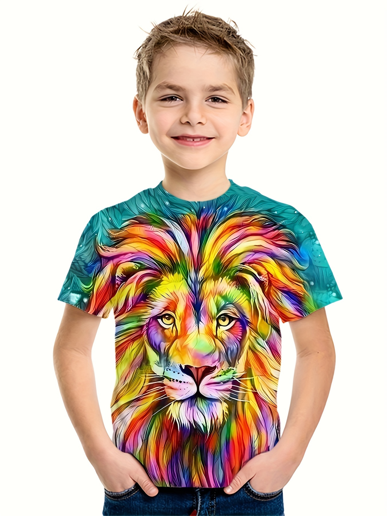 Lion t hotsell shirt for kids