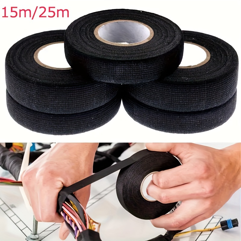 Tape Tape Black High Temperature Resistant Flannelette Tape - Temu