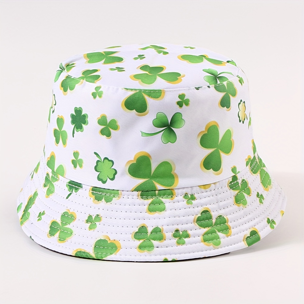 St. Patrick's Day Reversible Bucket Hat Trendy Irish - Temu