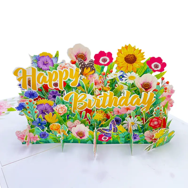 Unique Flower Bouquet Happy Birthday
