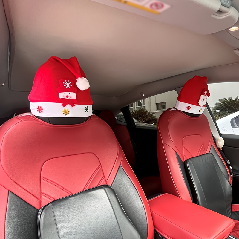 car seat decoration christmas gift creative car interior Temu