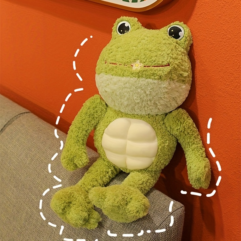 30cm 11 8in Frog Stuffed Animal Cute Funny Abs Throw Pillow Party