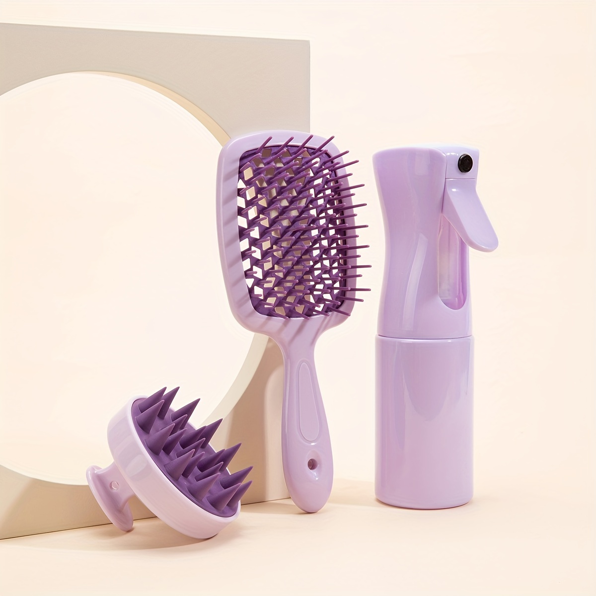 Brosse Démêlante Souple Violette Sagyène - Confort & Style pour Tous Types  de Cheveux