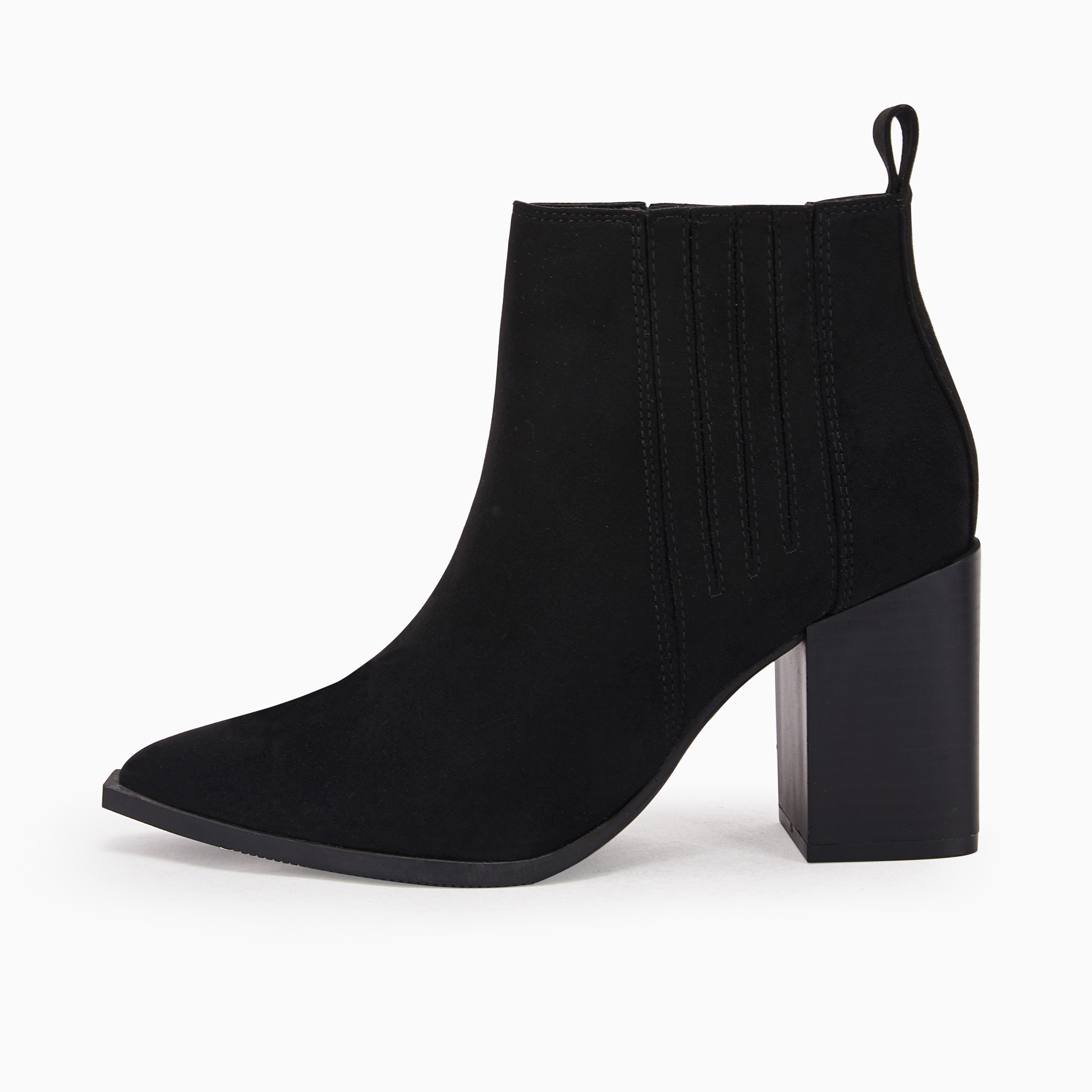 Pointed toe clearance bootie heels