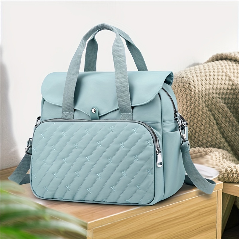Solid Multifunctional Storage Backpack Laptop Bag