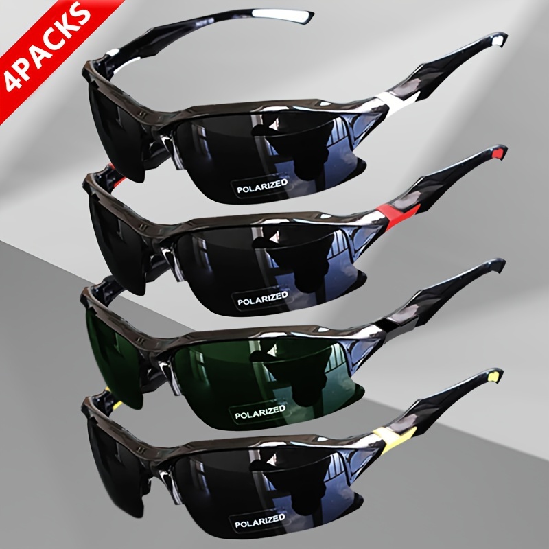 Polarized Sports Sunglasses Compatible With Men Women Cycling
