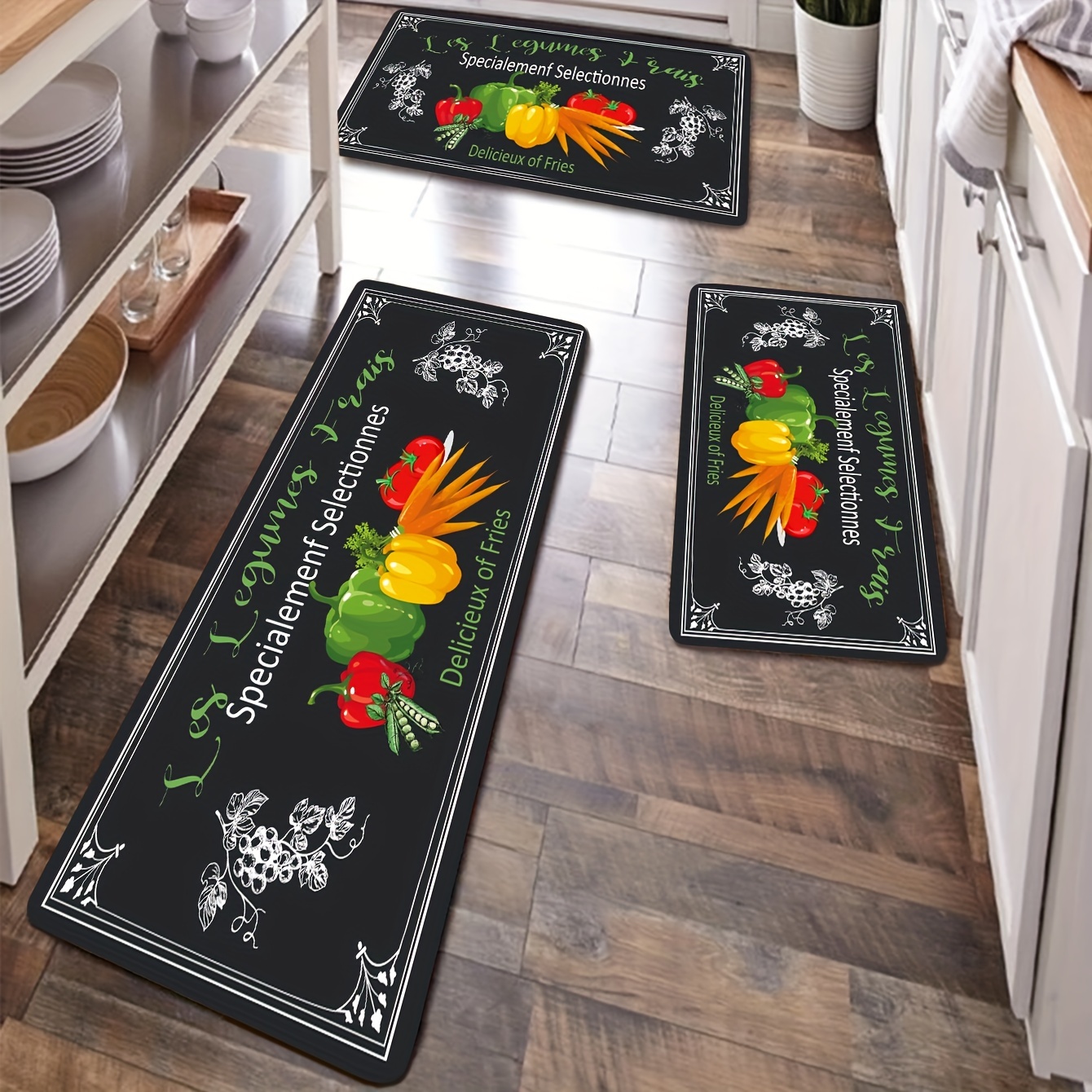 Letter Decor Kitchen Floor Rug, Kitchen Mat, Washable Kitchen Rug Floor Mat  - Temu