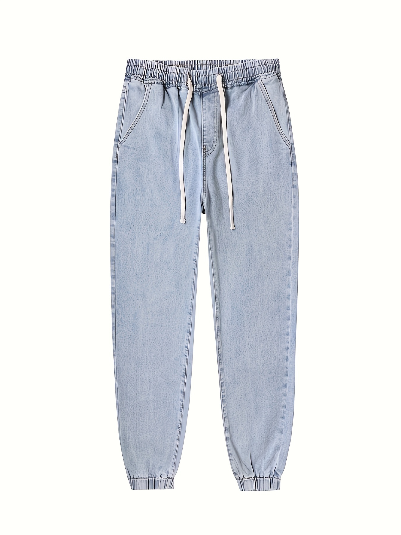 Light Blue Denim Joggers