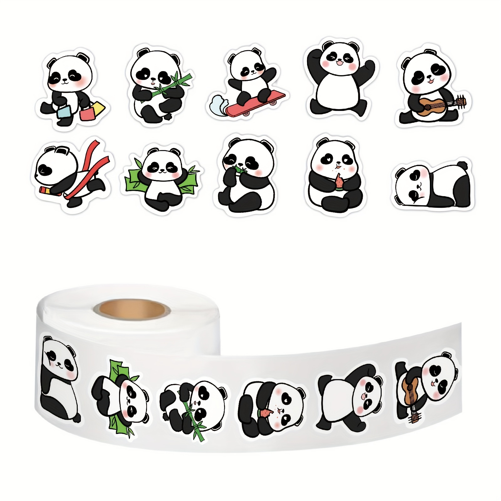 PVC DIY Wasserdicht Panda Aufkleber Tier-Dekal Graffiti-Aufkleber  Schreibwaren