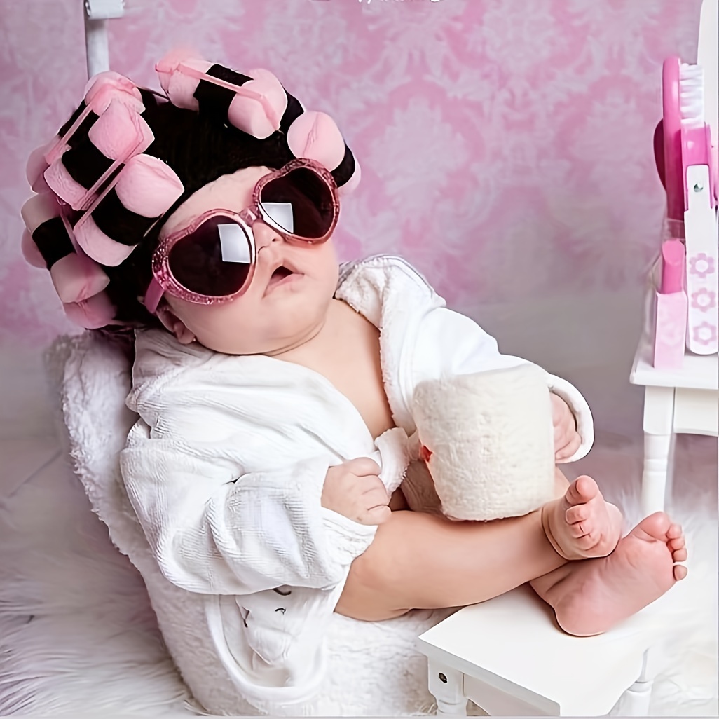 Accesorios De Fotografía Recién Nacido, Contenedor Redondo De Ratán, Silla,  Cesta, Accesorios Para Fotos De Bebé, Fondo De Cama Para Niña Y Niño  Posando - Temu Spain