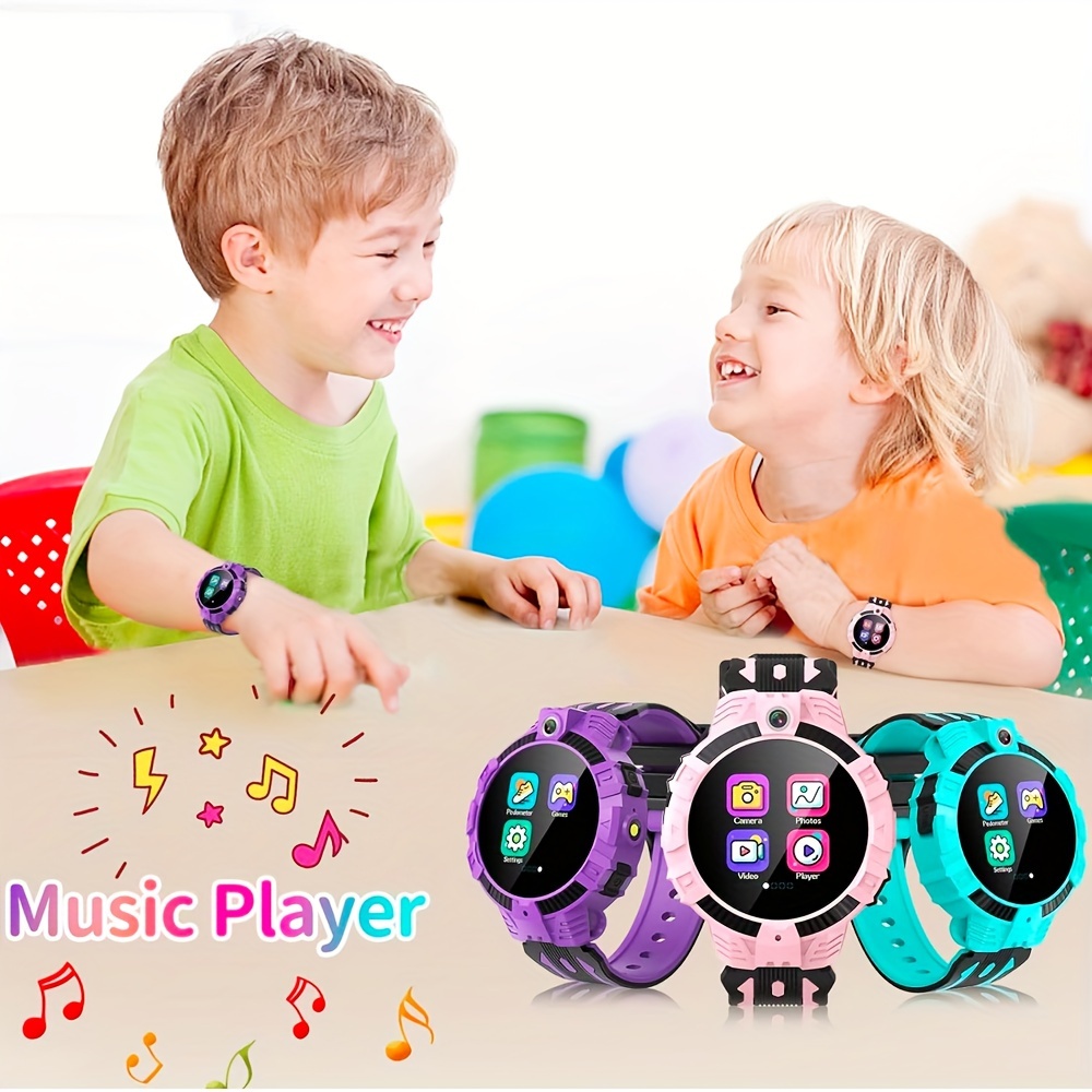  Kids Smart Watch Gift for Girls Age 5-12, 26 Games HD Touch  Screen Watches with Video Camera Music Player Pedometer Flashlight 12/24 hr  Educational Toys Birthday Gifts for Girls Ages 7