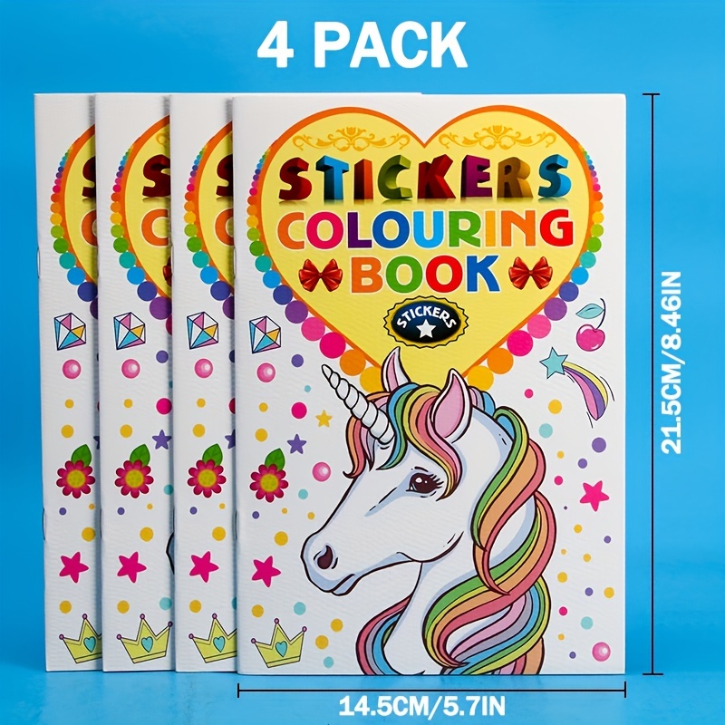  28 libros para colorear para niños de 2 a 4 años, 4 a 8 años,  regalos de fiesta de cumpleaños, bolsas de regalo, relleno de actividades  escolares, incluye unicornio, sirena, alpaca (