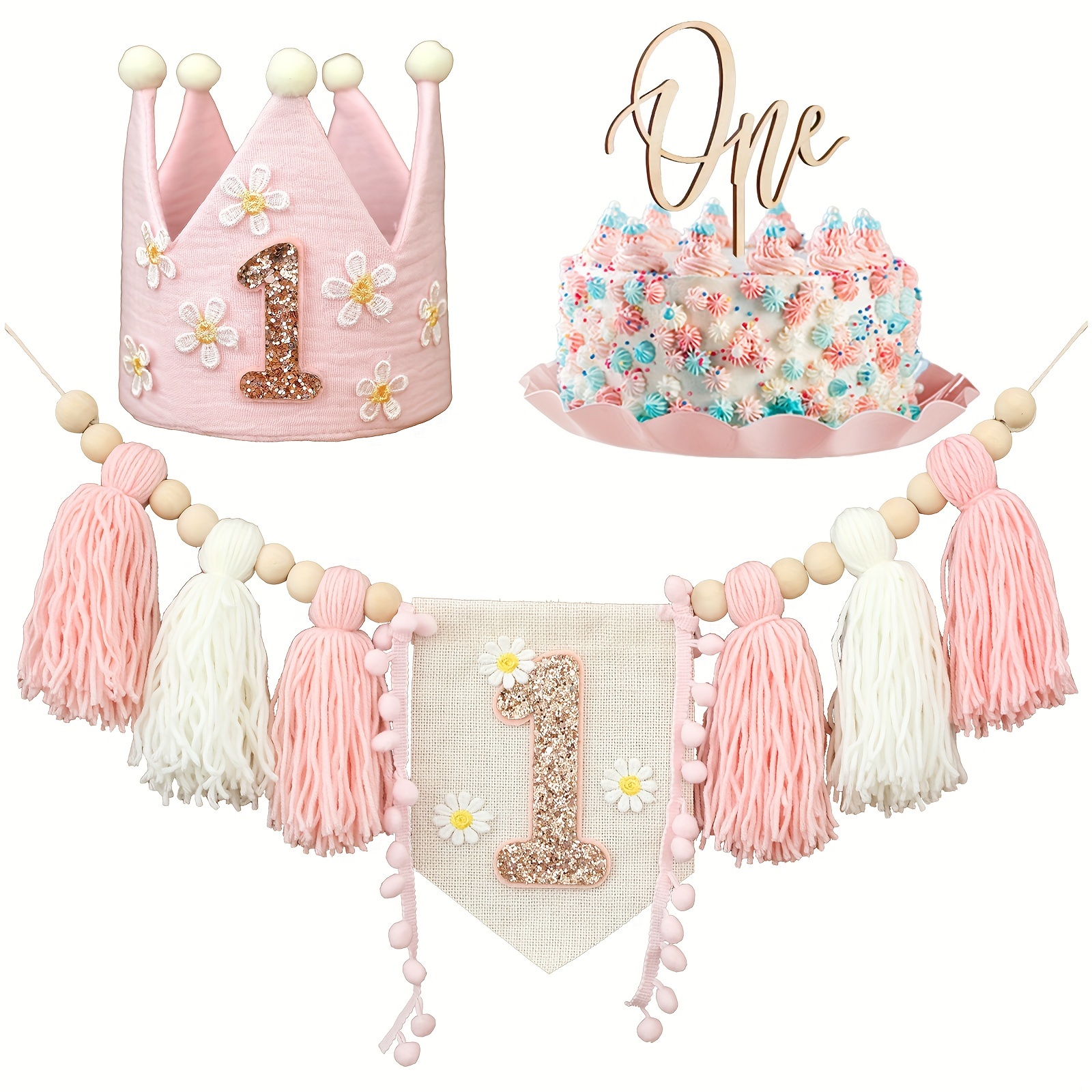 

Set, Handmade Boho High Chair Tassel Garland Shower Party Birthday Banner