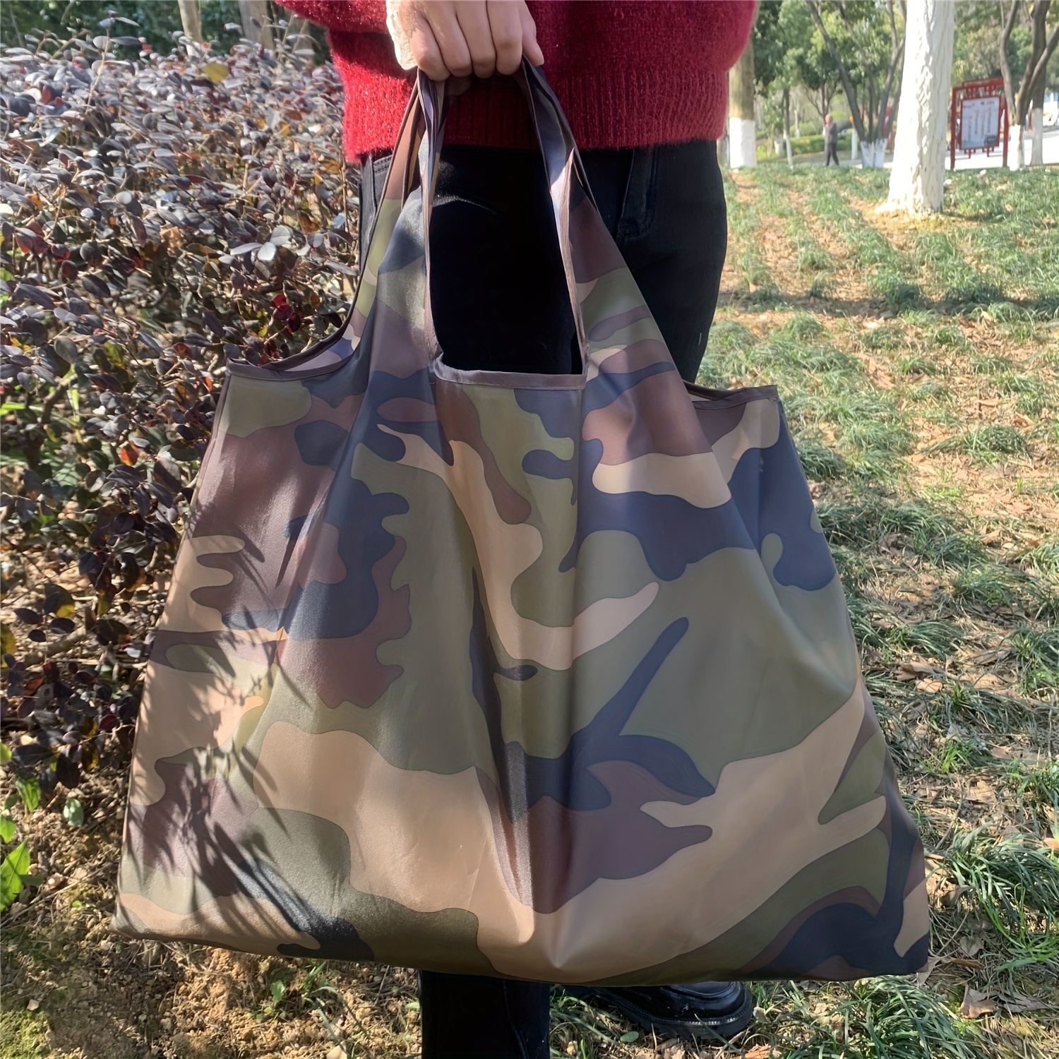 Camouflage Pattern Tote Bag, Neoprene Summer Beach Bag, Lightweight Travel  Handbags Shopping Bag - Temu