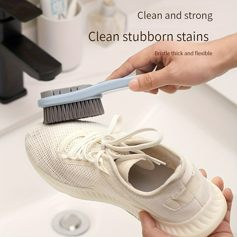 1pc Plastic Multifunctional Cleaning Brush For Household, Simple And  Portable, Hard Bristle For Shoe Cleaning, Various Colors Available