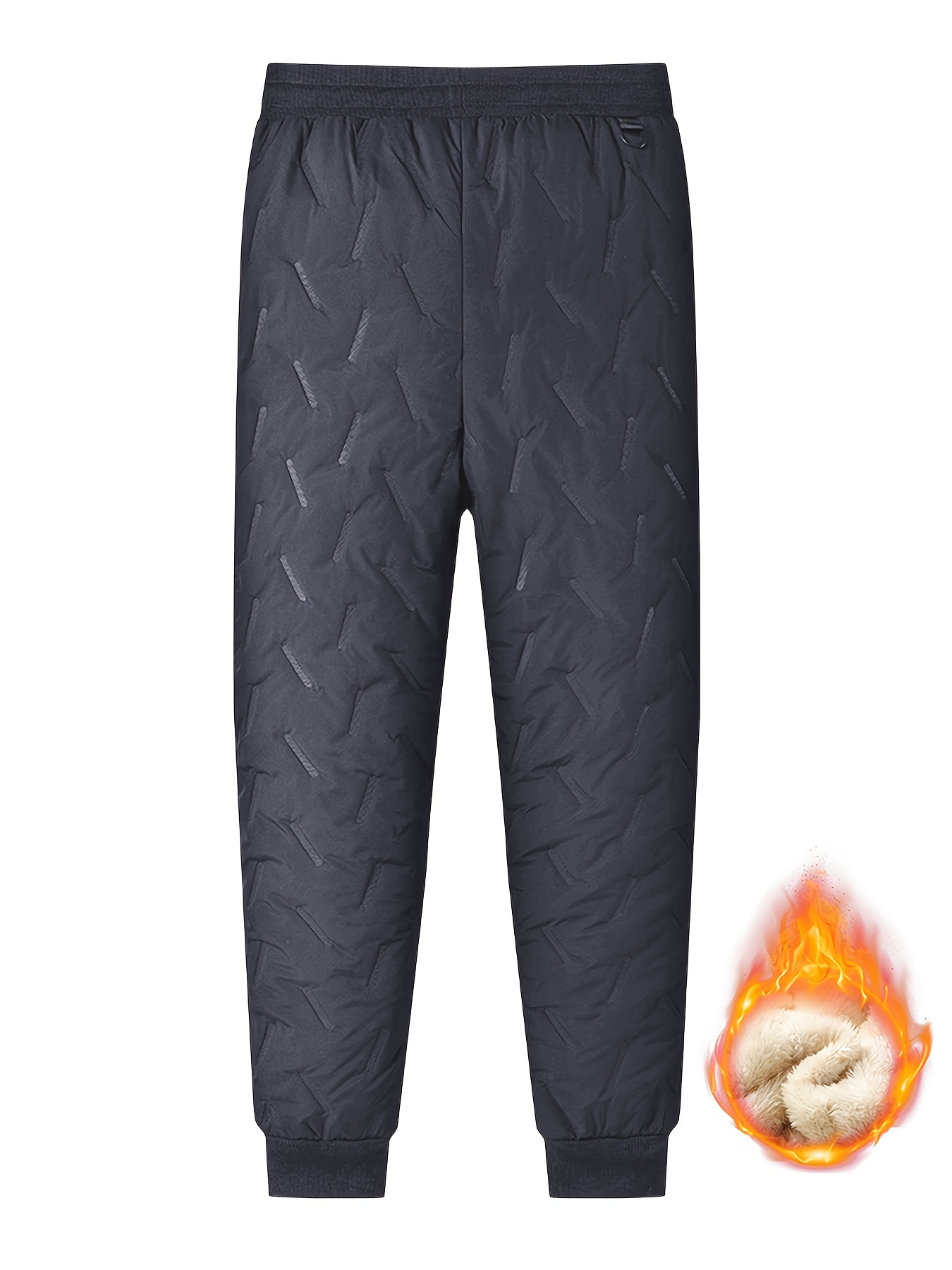 2023 New Unisex Fleece Jogging Bottoms, Soft Fleece-Lined Sweatpants,  Waterproof Winter Warm Fuzzy Leggings Joggers (Black-Straight  Pants,XX-Large)