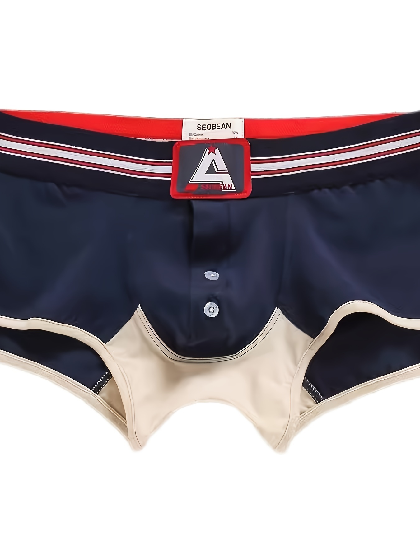 Men's Boxer Briefs Open Front Pouch Shorts Underwear Sexy Lingerie  Underpants~
