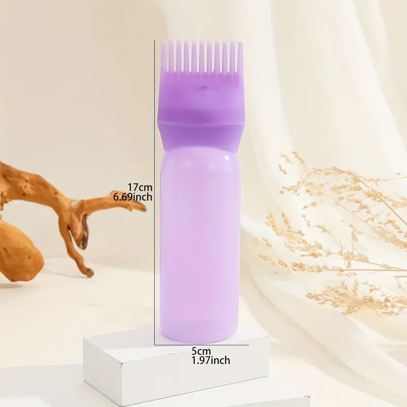 Hair Coloring Bottle Applicator With Comb Perfect For Root - Temu