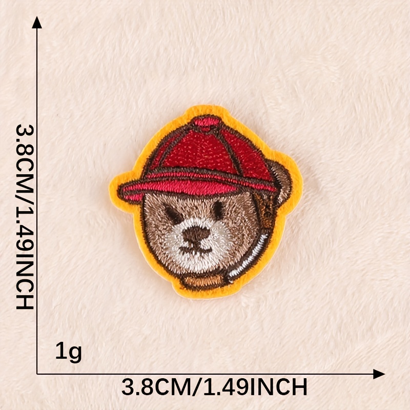 Cartoon Winnie the Pooh Patch Embroidered Iron on Lovely Embroidered Cloth  Patches DIY Garment Decoration Cloth