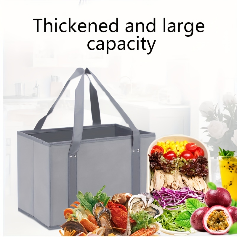 Reusable Grocery Bags Heavy Duty Reusable Shopping Bags Box - Temu