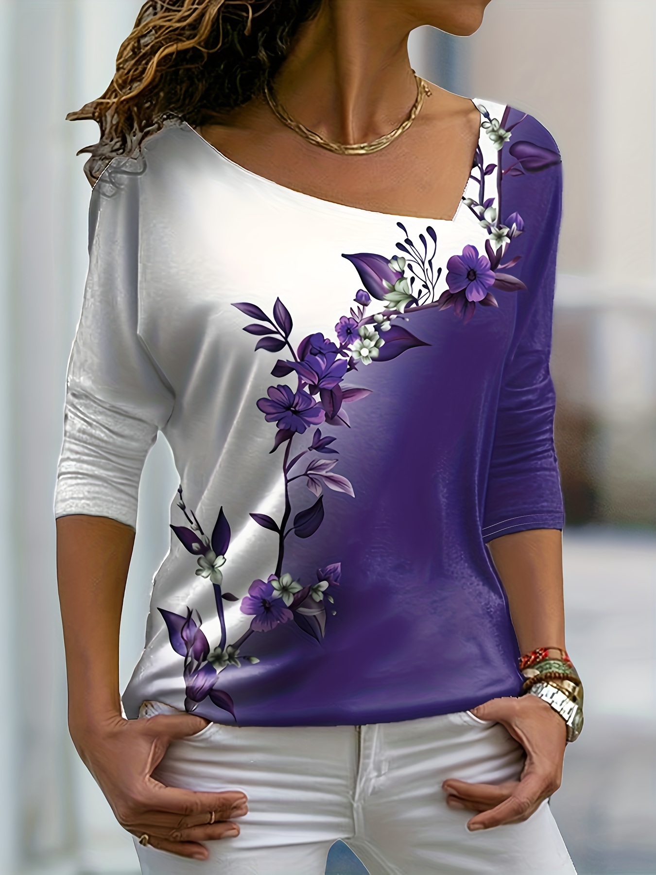 Louis Vuitton Purple Women Casual Shirt - Express your unique