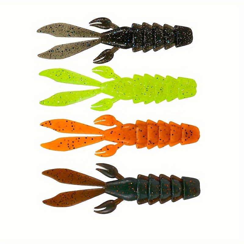 Truscend Pre rigged Crayfish Soft Lures: Premium Durable Tpe