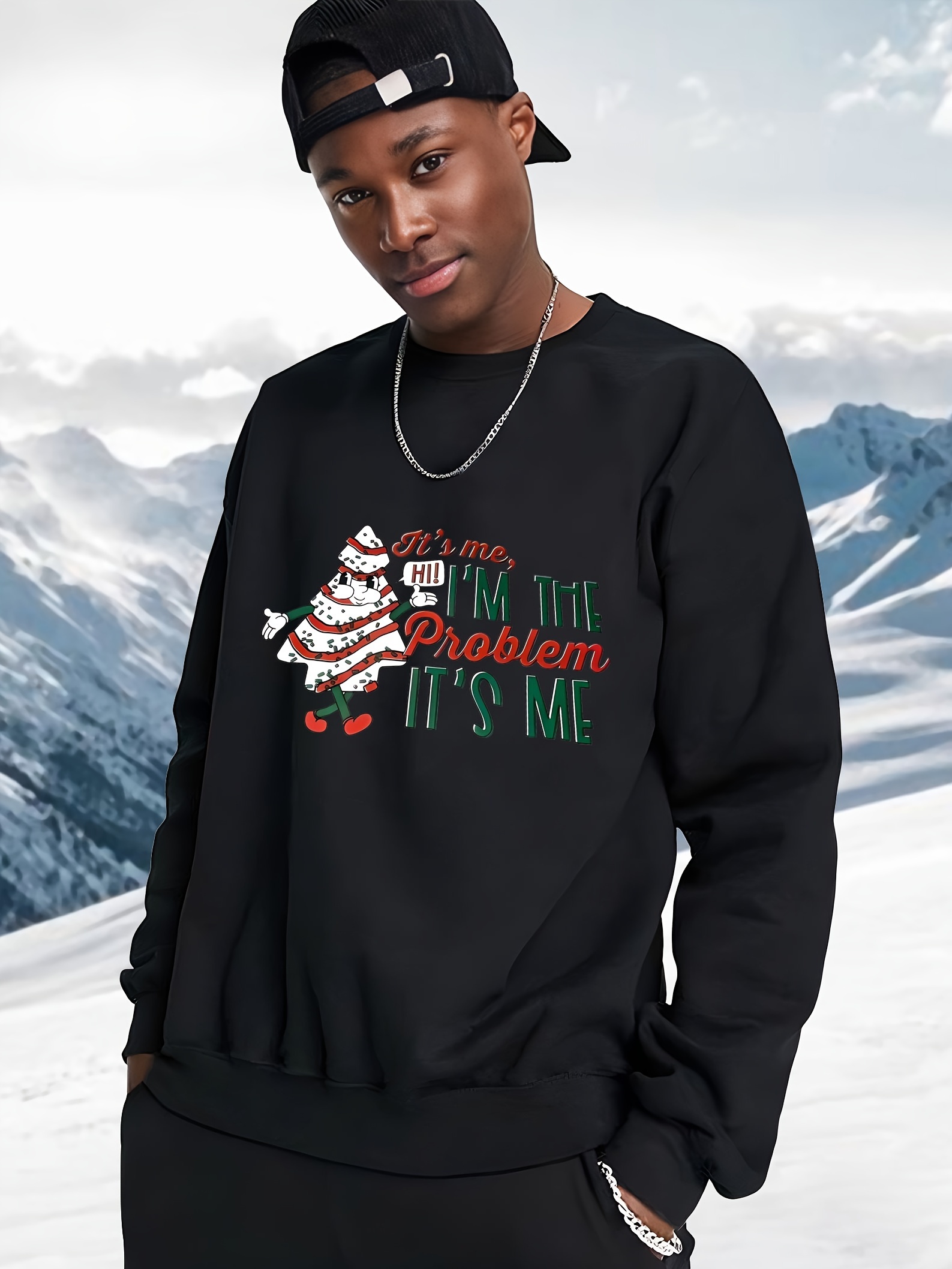 Mens christmas hot sale sweatshirt