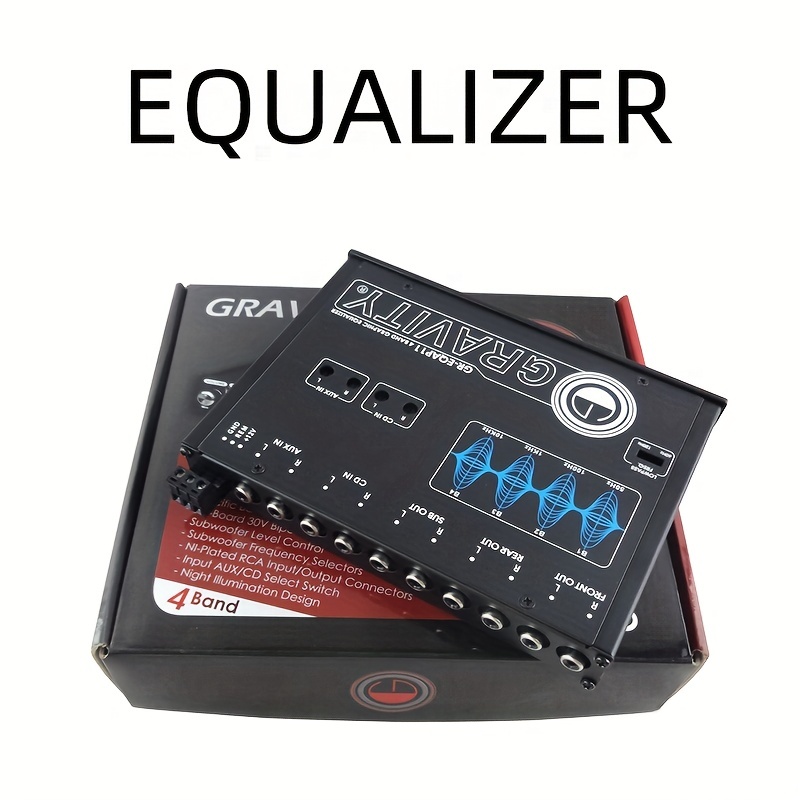Ecualizador Coche Profesional Qmf Zy Eq7 Ecualizador Audio - Temu