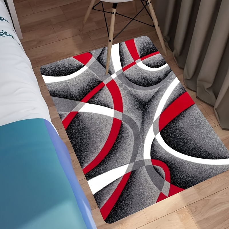 Kunsen Tappeto fonoassorbente Decorazione del pavimento del tappeto del  soggiorno di design geometrico retrò blu nero antiscivolo tappeto tappeto  soggiorno moderno 60*160cm : : Casa e cucina