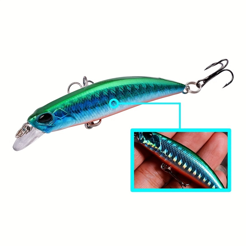 Laser Minnow Fishing Lures: Catch Fish Artificial Hard - Temu