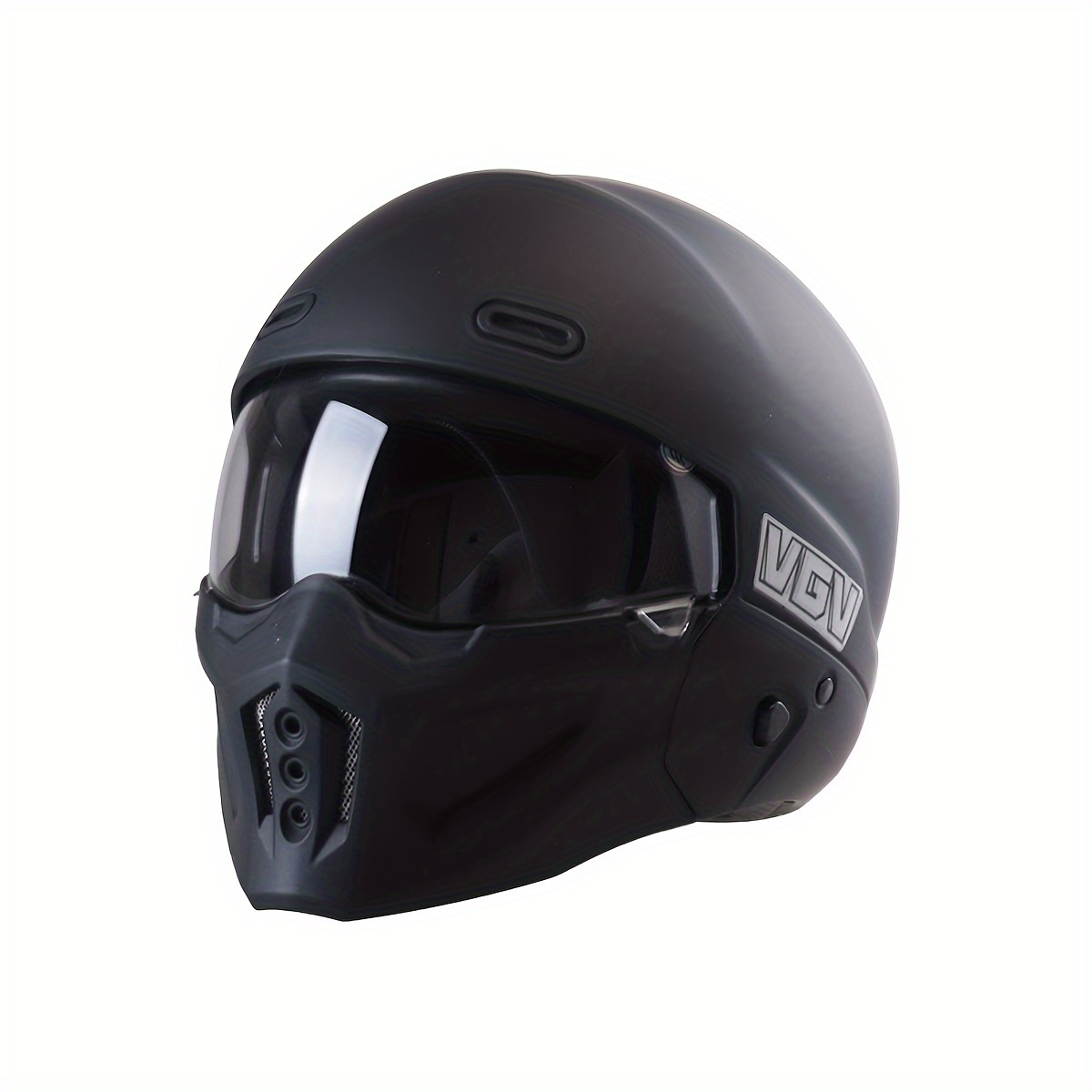 1pc Open Face Casco Moto Integrale, Scooter Casque Casco Moto Motocross Casco  Caschi Moto Con Maschera Staccabile 3 Colori - Temu Italy