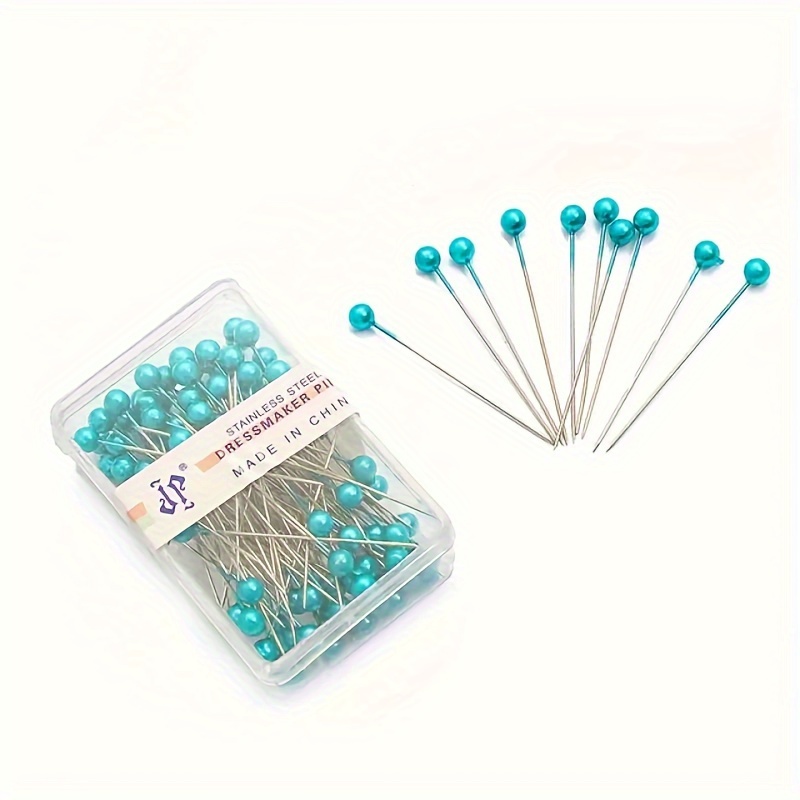 100Pcs Sewing Pins for Fabric, Straight Pins Positioning Pins for Dressmaker