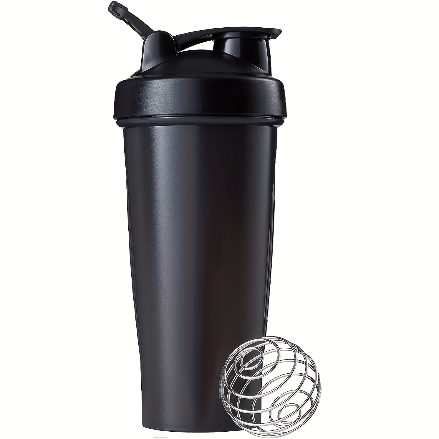 Shaker Bottle With Shaker Balls, Leak Proof Drink Shaker Bottle Ideal For  Workout Supplements, Protein Powder, Bpa Free, Nutrition, Portable Fitness  Bottle For Fitness Enthusiasts Athletes - Temu