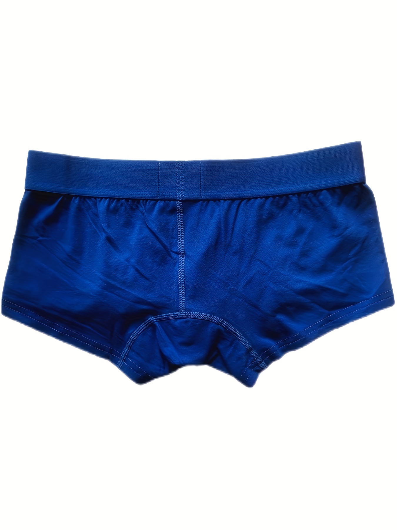 Men's blue briefs with ducks, low-waist underpants, tailored fit