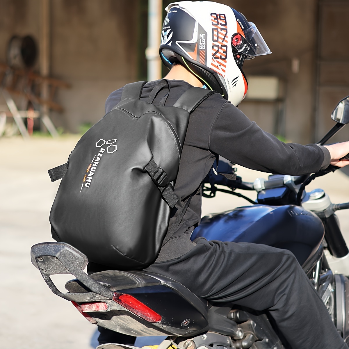 Mochila De Negocios Para Motocicleta Con Pantalla Led, Mochila Impermeable Para  Casco Al Aire Libre Para Hombres, Accesorios Para Motocicletas, Mochila Para  Ciclismo - Automotriz - Temu Spain