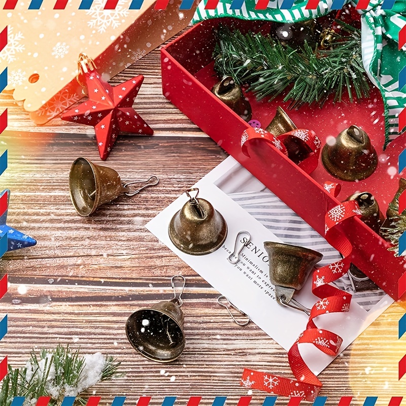 Festive Brass Jingle Bells Pet Pendants Christmas - Temu Canada