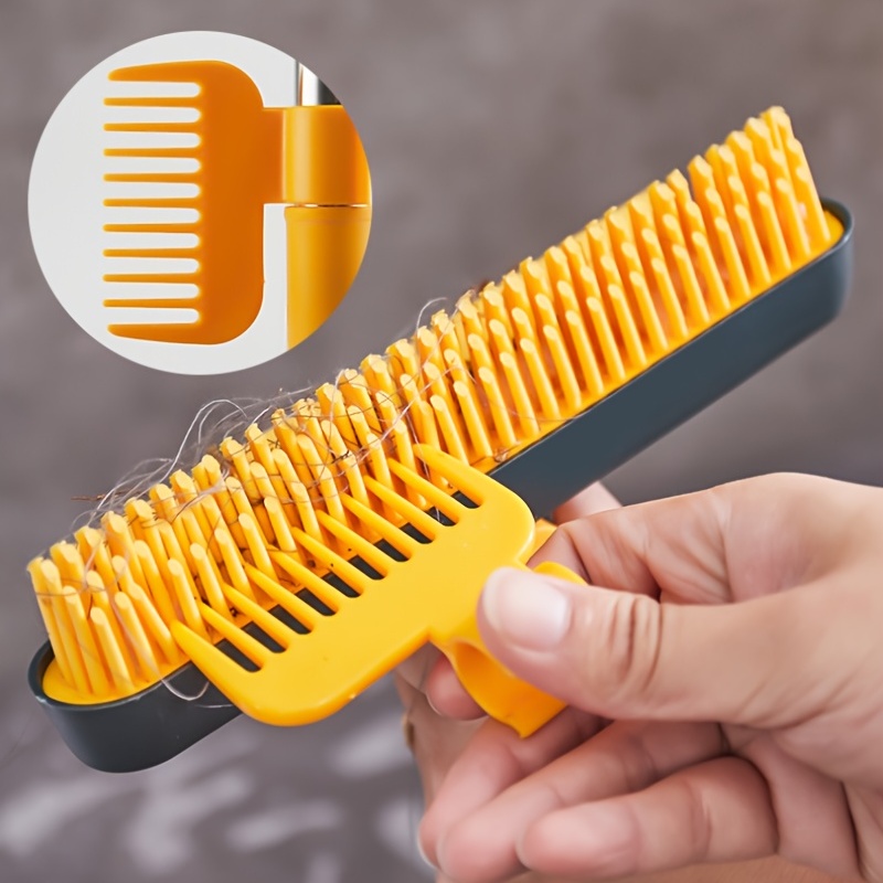 Grout Scrubber Brush with Long Handle, Also Cleans Carpet