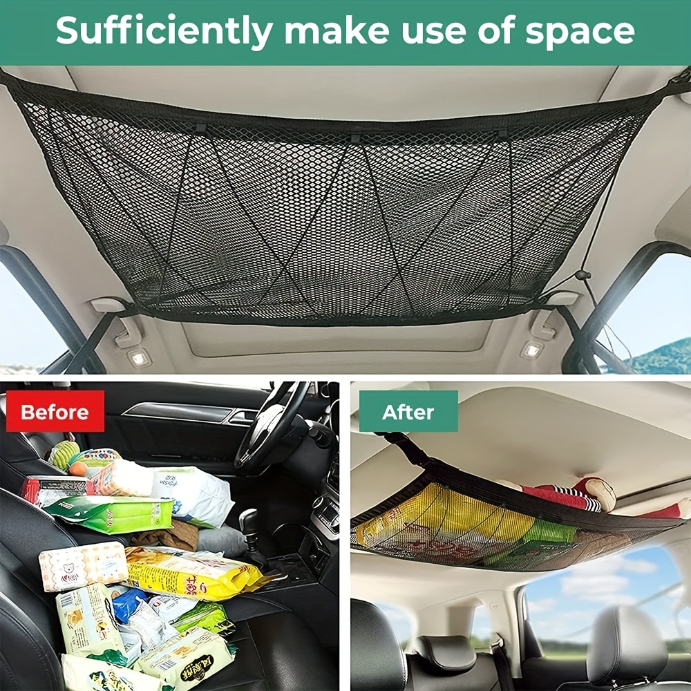 Maximize Car's Storage Space Large Ceiling Cargo Net Perfect - Temu