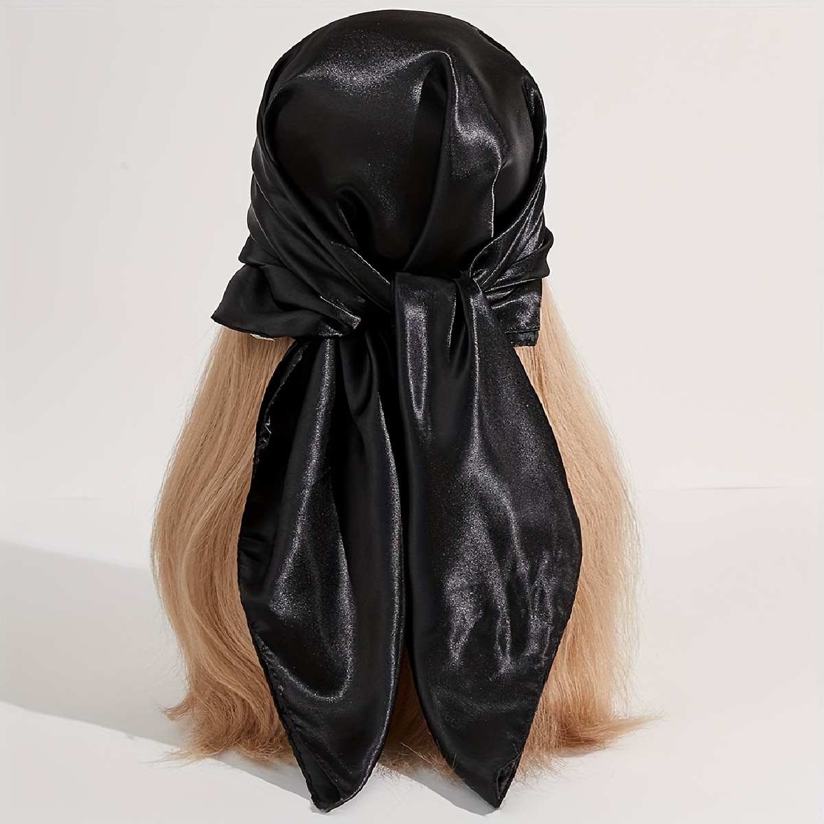 2Pcs Silk Scarf Square Satin Hair Scarf Fashion Neck Scarfs for Women  Headscarf Hair Wraps 