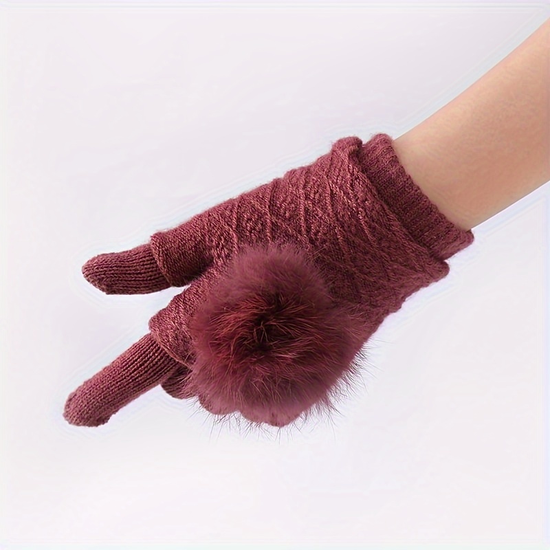 Cute Fish Shaped Knit Gloves Personalized Chic Fingerless - Temu