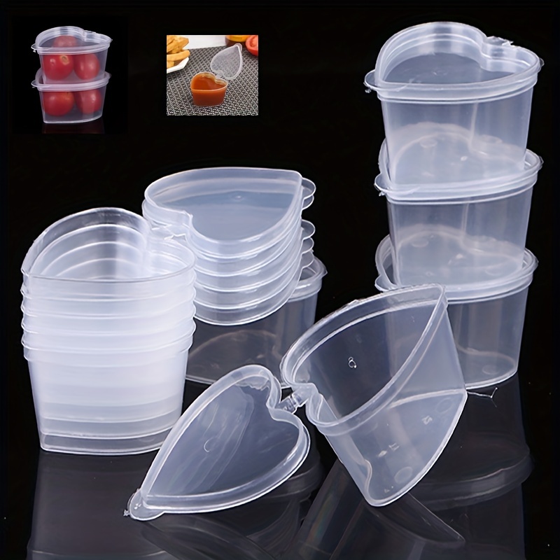 1oz 1.5oz 2oz 3oz 4oz Chilli Sauce Cups Disposable Plastic Round