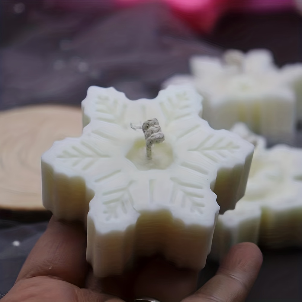 Christmas Snowflake Silicone Mold DIY Candle Soap Mold