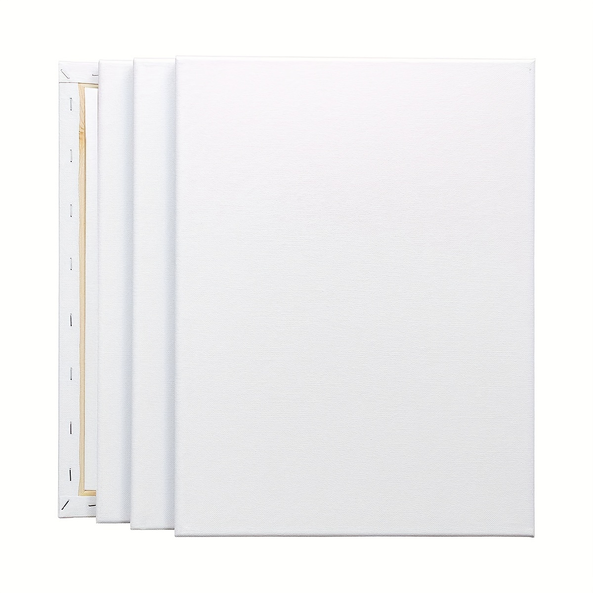 Paint Canvases For Painting,,, Acid Free Canvases For Painting, Art Supplies  For Adults And Teens, White Blank Flat Canvas Boards For Acrylic, Oil,  Watercolor & Tempera Paints. - Temu