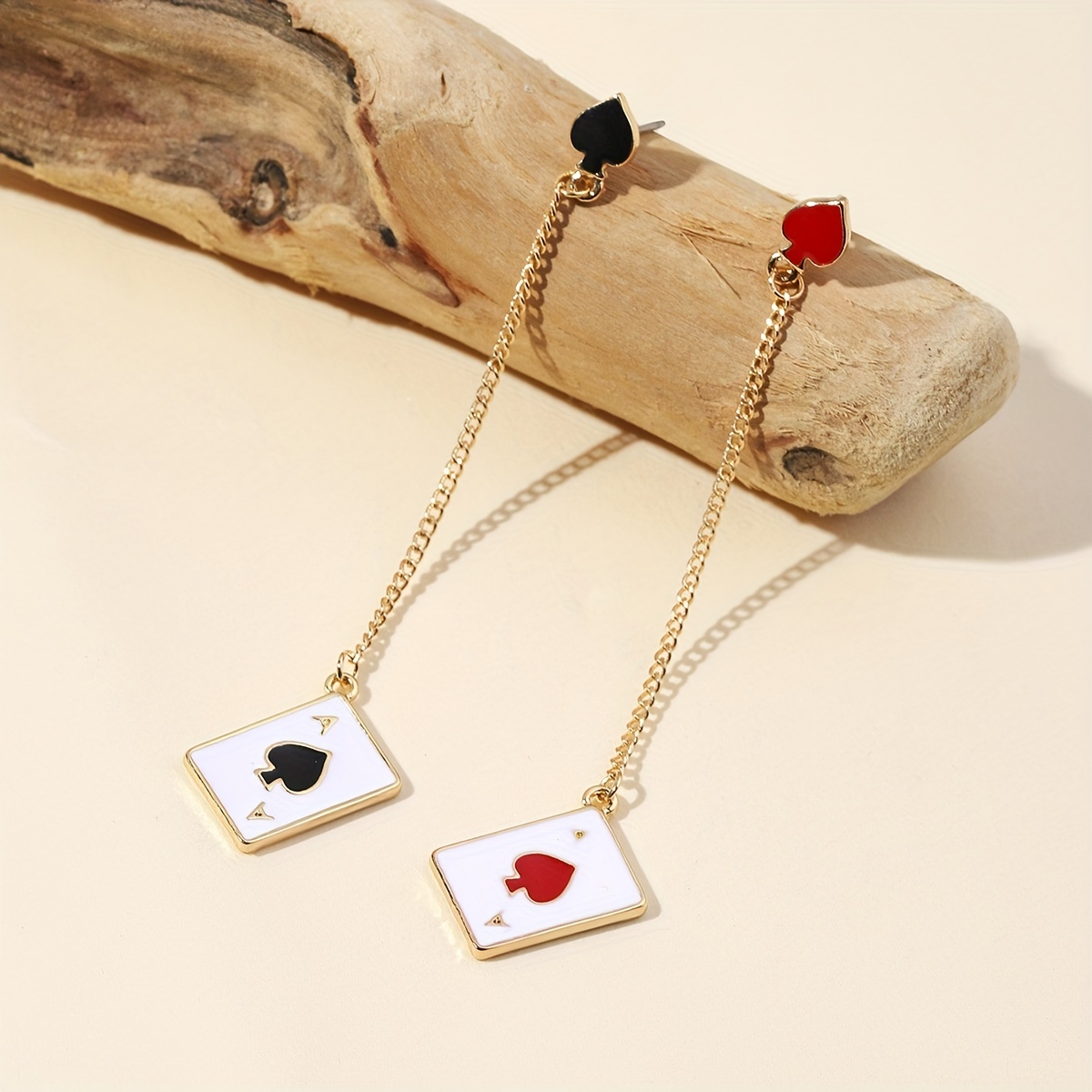Poker Suit Charms | Suits of Playing Card Pendant | Mini Spade Charm | Tiny Heart Charm | Small Club Charm | Little Diamond Charm | Casino Jewellery 