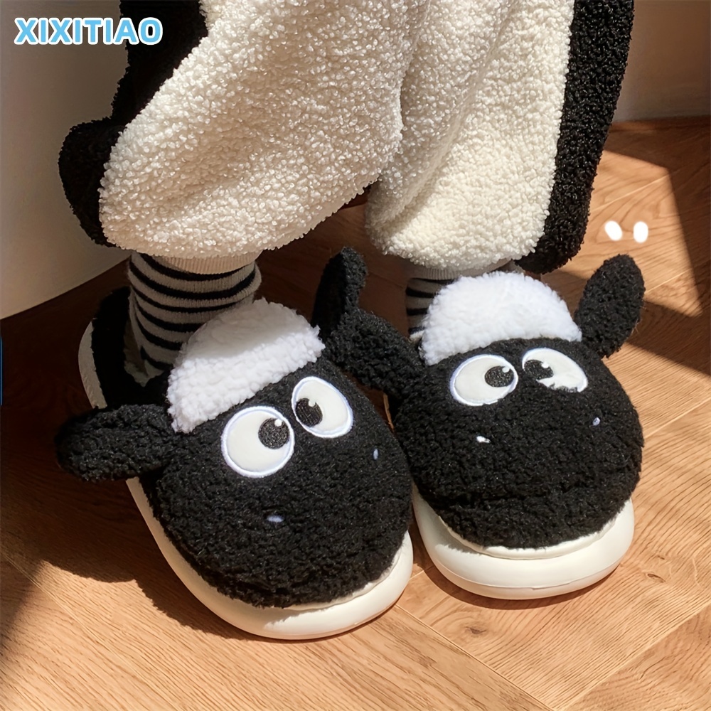 Funny Cartoon Fuzzy Novelty Slippers Slip Soft Sole Platform - Temu