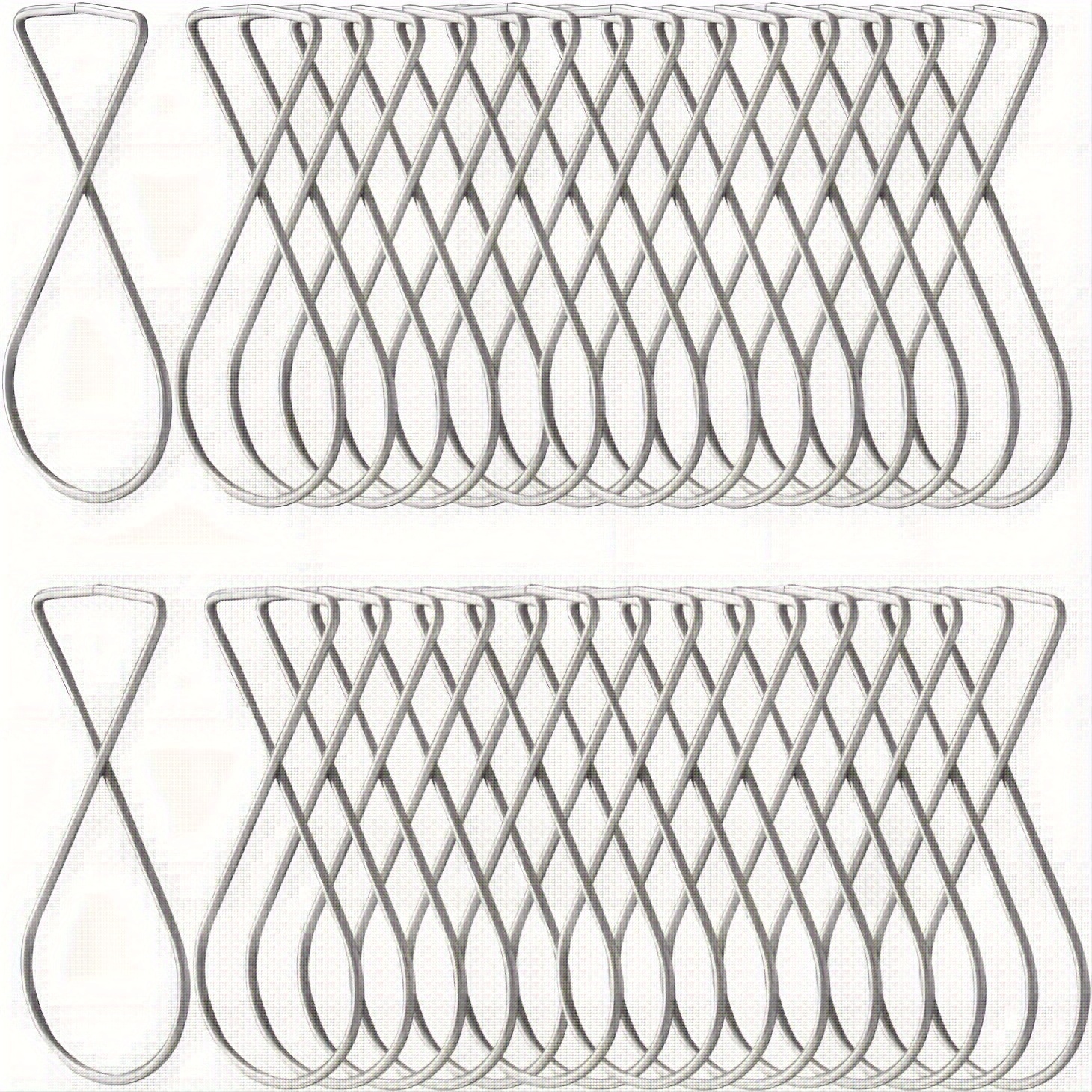 Moxweyeni 35 Packs Drop Ceiling Hooks Ceiling Hanger Clear Ceiling Grid  Clips with 35 Metal S-Hooks for Hanging Plants Office Signs New Y
