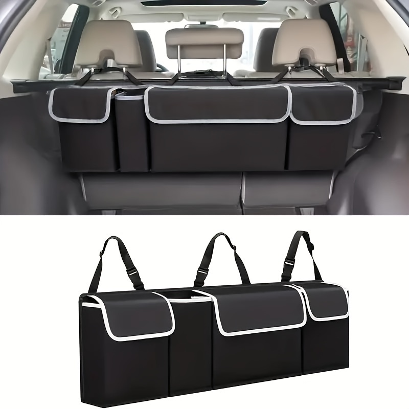 High Capacity Car Boot Back Seat Trunk Storage Bag Organizer